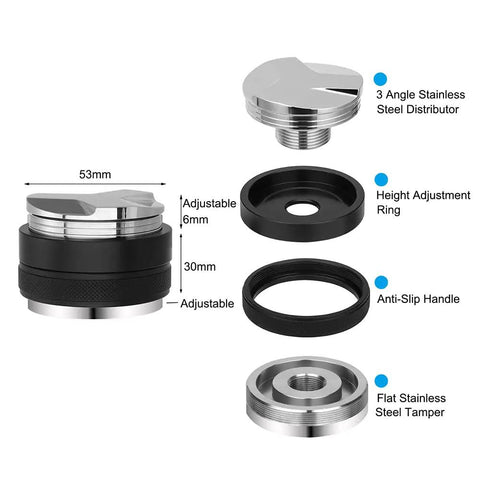 54mm Bottomless Portafilter For 8 Series Espresso Machines With Wood Handle Stainless Steel For Home Baristas Two Cup Basket