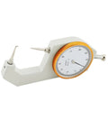 Paint Thickness Gauge and Leather Craft Thickness Tester with 0-10mm range, handheld pro grade metal sheet measuring tool.