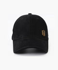 Unisex Baseball Cap Black Plus Size Hat For Running Golf Travel And More All Day Comfort Adjustable Fit Men And Women Front View