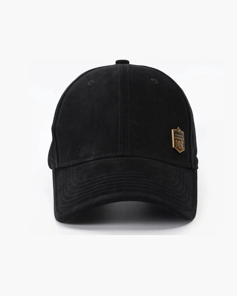 Unisex Baseball Cap Black Plus Size Hat For Running Golf Travel And More All Day Comfort Adjustable Fit Men And Women Front View
