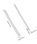 Heavy Duty Drywall Anchors And Self Tapping Screws Kit With Plastic And Alloy Material dimensions illustration