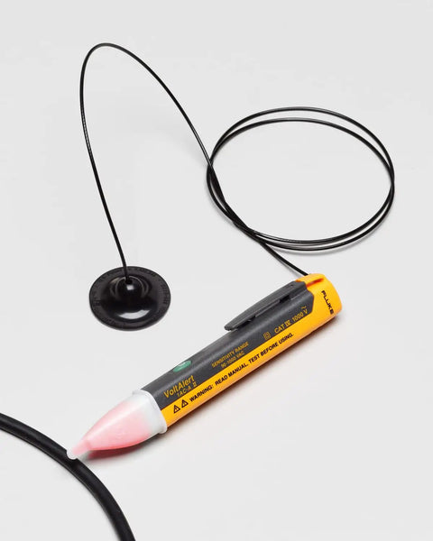 1AC II VoltAlert Non Contact Voltage Tester, Pocket Sized, Detects 90 to 1000V AC with Red Tip Glow and Audible Beeper shown on surface