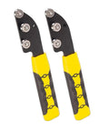 Heavy Duty Stainless Steel Wire Straightener Tool Set For Electrical Projects with ergonomic non-slip grips and dual heads.