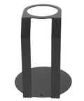 Premium Black Iron Coffee Dripper Holder With Heavy Duty Filter Stand, sturdy design for precise brew control and stability.