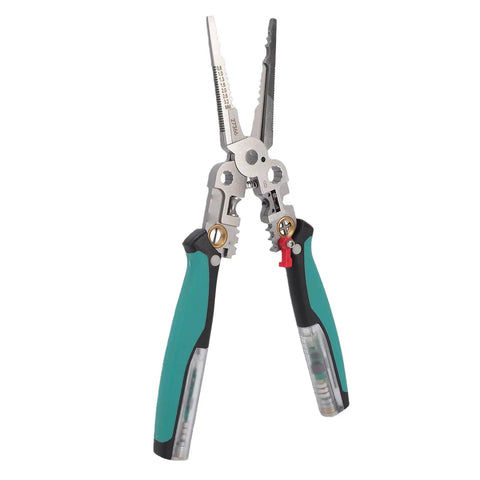 Licavey 23 In 1 Multifunctional Wire Stripper Pliers With Detachable Non Contact Voltage Tester For Electrical Work adjustable ergonomic design