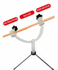 Copper Pipe Welding Bracket For One Person Operation, Anti Shake Design, Adjustable Angles, HVAC Repair Welding Tool, Easy Hands Free Weld Stand For No Fuss Pipe Joints visible with a copper pipe.