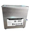 Beefy Heavy Duty Ultrasonic Cleaner Cranks Out Dirt Fast With Dual 28 And 40 Khz Settings Digital Panel 30 Liter Vat in stainless steel