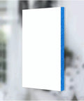 Premium White Acoustic Foam Panels For Home Studios, 5 cm thick panel with blue edge for sound absorption