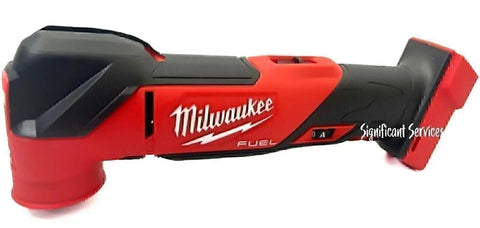 M18 FUEL Brushless Cordless Oscillating Multi Tool With Variable Speed Dial And Auto Load Ramp for precise cuts, side view