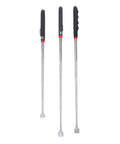 Cool Retractable Magnetic Pickup Pen Kit With Rubber Grip Steel Magnets Perfect For Garage Work, Car Repairs And Reaching Deep Spots Hassle Free Heavy Duty Weatherproof Design For Any Job. Retractable steel magnetic pickup pens with rubber grip and extended shafts