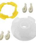 Washer Short Cam Agitator Repair Kit 285809 Replacement Part For Top Load Washers, Durable Plastic Construction, Fixes No Agitation, Noisy Agitator, Shaking, And Spin Problems, Easy Install, DIY Friendly For Fast Home Appliance Repair.