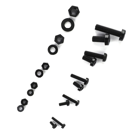 Nylon Screw Nut Washer Set Kit Go To M2 M2.5 M3 M4 M5 Sizes 270 Pieces Durable Hardware Fasteners for DIY projects