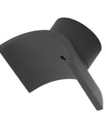Heavy Duty Iron Bottle Jack Saddle for Dana 60 70 80 Axles, Fits Up To 4 Inch Tubes, side view of iron jack saddle