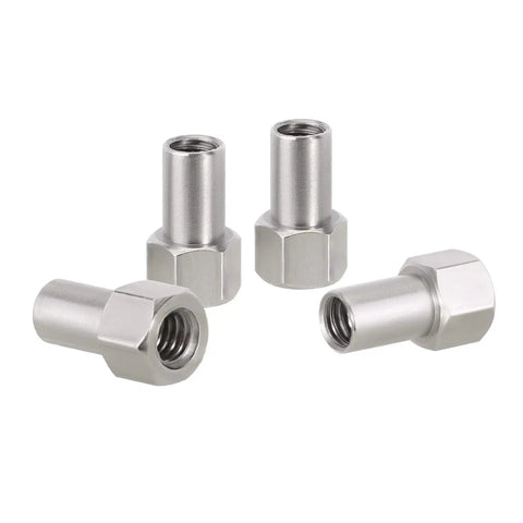 Stainless Steel M2.5 Long Wheel Nuts for TRX4M 1 18 Scale RC Crawlers Upgrade 12 Pack Easy Install Locking Bolts with Precise Threads Rust Proof and Built Tough