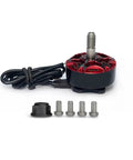 Beefy 2207 Brushless Motors 1850KV And 2550KV For 5 Inch Drones with sealed bearings and mounting screws displayed