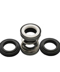 Premium 12 To 32mm Mechanical Shaft Seal Kit With Sic SiC Ceramic Rings And Nbr Lips for inline water pump repairs, showing two seals and spring.