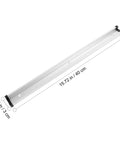 Heavy Duty Pro Grade Aluminum T Track Guide For Linear Motion 40 By 3 Cm T Slot Rail Silver For DIY Fitness Equipment And Automation Projects High Load Capacity Smooth Sliding Easy Mounting. 40x3 cm silver aluminum T-slot rail shown with mounting holes