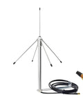 433MHz 3dBi Omni Antenna With 9.8 Ft RG58 Coax Cable 50 Ohm GSM Antenna SMA Male Plug Mount Bracket Ideal For Garage Doors Weather Stations Security Sensors
