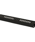 1U Plastic Rack Mount Horizontal Cable Manager Duct Raceway For 19 Inch Server Rack Patch Panel Compatible Lightweight