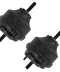 Front Engine Mount Pair For 2002 2009 Chevrolet Trailblazer 4.2L Inline Six Cylinder Steel Bracket view showcasing two heavy-duty mounts.