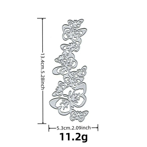 Butterfly String Dies For Card Making And Scrapbooking Dope Hollow Frame Metal Dies Embossing Tool DIY Punch Template Four Piece Set