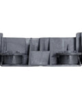 Premium Smooth Ride Dishwasher Rack Carrier And Roller Replacement Kit For Lower Basket Fixes Squeaky Tracks No Sweat Swap Heavy Duty Wheels Wd28X27241, black nylon carrier with two roller wheels.