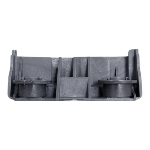 Premium Smooth Ride Dishwasher Rack Carrier And Roller Replacement Kit For Lower Basket Fixes Squeaky Tracks No Sweat Swap Heavy Duty Wheels Wd28X27241, black nylon carrier with two roller wheels.