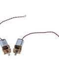 Badass N20 DC Gear Motor Hella Compact Full Metal Gearbox 3V To 6V Low Speed Torque Reduction Drive System with shafts.