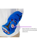 BendEase Hand Splint For Wrist Pain Relief And Carpal Tunnel Support, Arthritis Help, Large Right Fit, worn on a right hand.