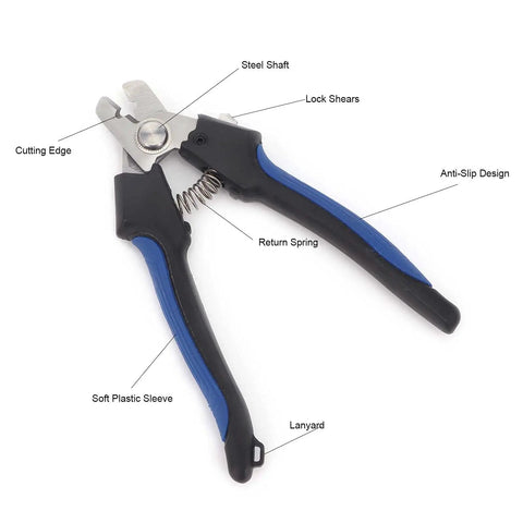 Pro Grade High Carbon Steel Thin Tube Pliers for Tight Space Repairs with safety lock, PVC grip, and return spring, 160mm