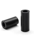 Black Nylon Spacer Kit 186 Piece Set For M3 And M4 Screws, electrical outlet spacers shown in two sizes