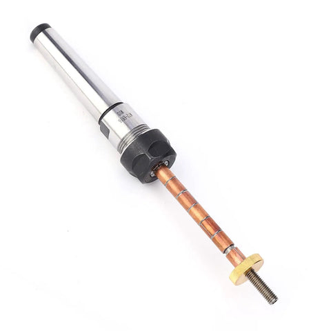6mm Steel Pen Turning Mandrel With Taper And Straight Shank Bushing Compatible With Lathe Collet Or Chuck Morse Two Taper