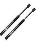Two Piece Trunk Lift Supports Gas Strut Shocks For Chevrolet Ssr 2003 2004 2005 2006 Tonneau Cover Deck Lid, black, 14.75 in extended.