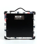 Back view of 20W Portable Electric Bass Guitar Amplifier for Beginners with Headphone Jack and MP3 Playback Compact Travel Practice Amp