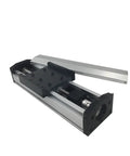 Sealed Dustproof Ballscrew Linear Slide Rail With Dust Cover Moving Table 400mm For CNC Rigs And Robotic Automation, black aluminum rail