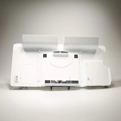 Fridge Grille Fan Assembly AEB73785615 plug and play replacement for efficient cooling easy install, top view.
