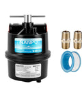 Half Inch NPT Sub Micronic Air Filter Kit For Spray Guns Air Tools And CNC Machines 0.01 Micron Filtration with fittings.