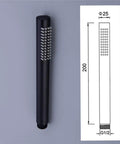 UMJIGF Black Thermostatic Shower System with Cold and Hot Water Wall Mounted Brass Shower Faucet Handheld Shower Head details