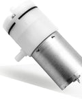 Heavy Duty DC 12V Miniature Vacuum Air Pump With Corrosion Resistant Aluminum Build, Massive Airflow For Aquariums And Medical Gear, No Sweat Setup With Serious Muscle Power, 2 Pack motor close-up.