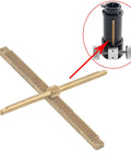 Astronomical Telescope Rack Shaft Set 0.5M Full Brass Focusing Gear And Axle DIY Replacement for Universal Fit Telescopes