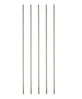Five Built Tough M2 Threaded Stainless Steel Pushrod Linkage Rods For Rc Airplane Servos And Control Arms 200Mm By 2Mm