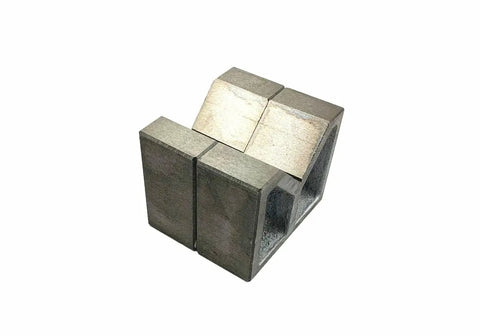 Pro Grade Cast Iron V Block Set For Precision Milling And Setup, 3 X 1 3/4 X 2 3/8 Inches, distortion-resistant, machined V block pair
