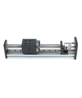 Seven Hundred Mm Stroke Electric Sliding Table Mgw12r Aluminum Rail Sfu1610 Ballscrew Linear Guide Stage showing smooth motion components.