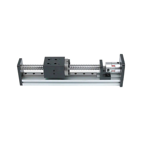 Rock Solid Electric Sliding Table With 300 Millimeter Stroke Linear Guide Stage For Cnc Machines And 3D Printers showing MGW12R aluminum rail and SFU1605 ballscrew