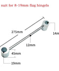 Metal 4 In 1 Door Hinge Adjustment Tool For 8 To 25mm Hinges Wrench And Bender Gap Repair Ideal For Aligning Tightening