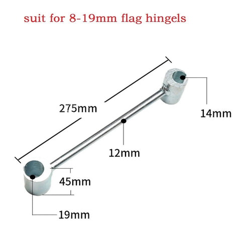 Metal 4 In 1 Door Hinge Adjustment Tool For 8 To 25mm Hinges Wrench And Bender Gap Repair Ideal For Aligning Tightening