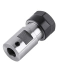 Single Collet Chuck Spindle Extension Rod For Cnc Milling And Lathe Machines Built Tough With High Hardness Steel showing detailed angle of rugged steel design.