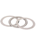 Rock Solid Abec One Precision Thrust Needle Roller Bearing With Two Steel Washers Pre Lubricated For Hydraulic Cylinders And Heavy Duty Machinery Butter Smooth Rotation Zero Friction Industrial Grade Reliability with three steel washers visible.