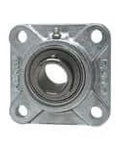 Stainless steel bearing housing with nickel plating provides corrosion-resistant, washdown-ready performance, ID 1 7/8 in
