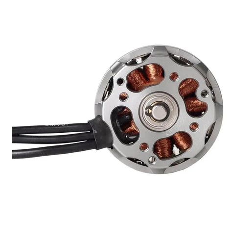 Top view of KV400 Brushless Drone Motor 1140W Power 38A Current for RC Drones Multicopters showing durable outer casing and wiring